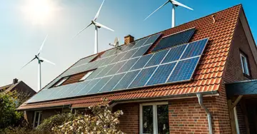 Solaranlage auf dem Dach
