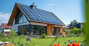 Solaranlage auf dem Dach