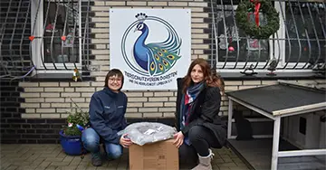 Spendenübergabe durch unsere Mitarbeiterin Judyta